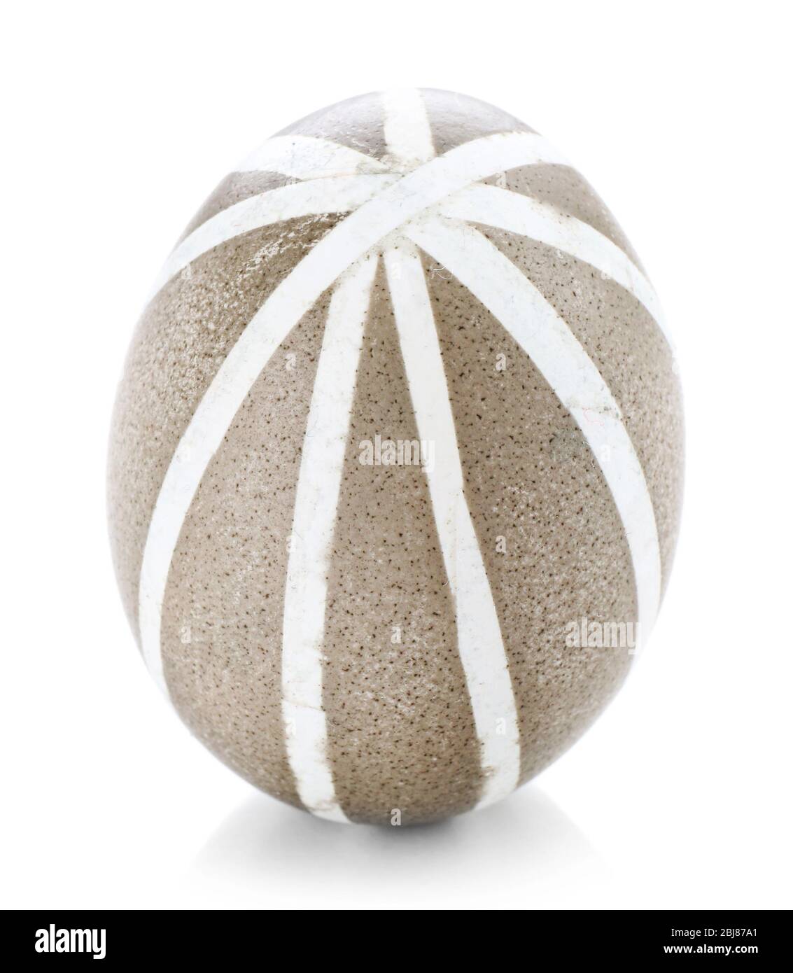 Easter egg isolated on white background Stock Photo