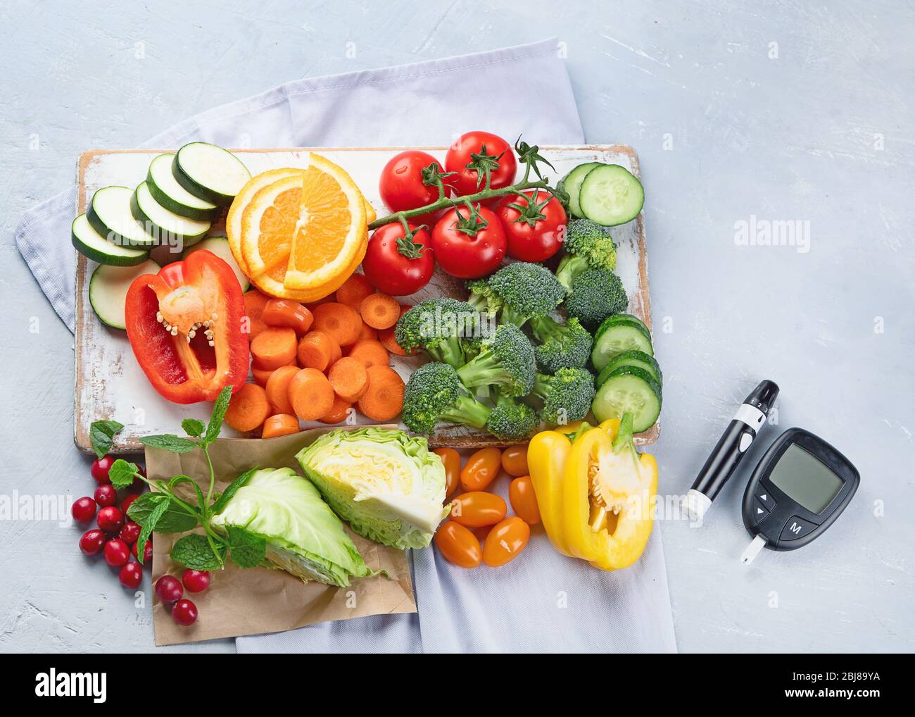 Low glycemic healthy foods for diabetic diet. Food with foods high in