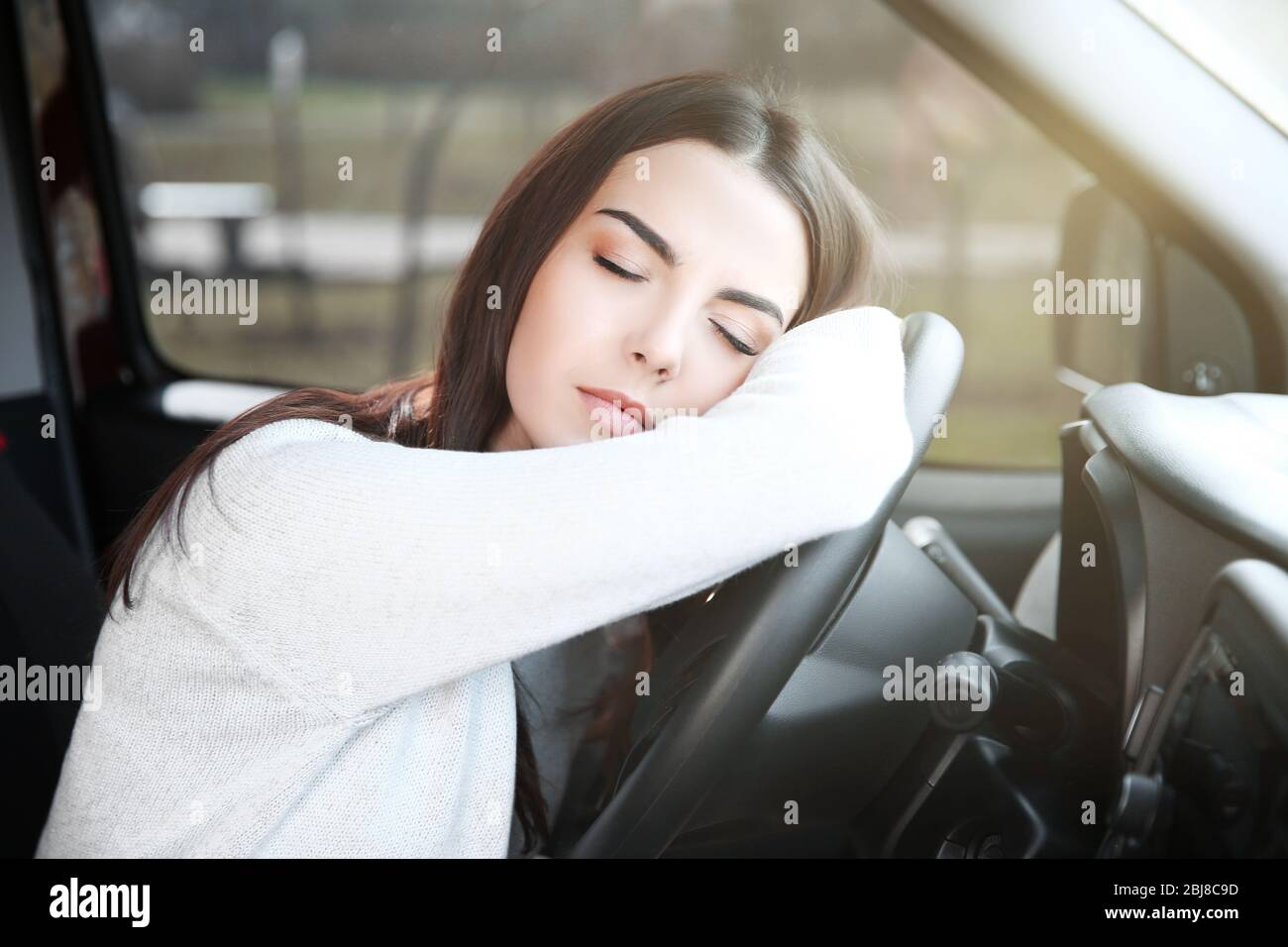 Asleep at the wheel hi-res stock photography and images - Alamy