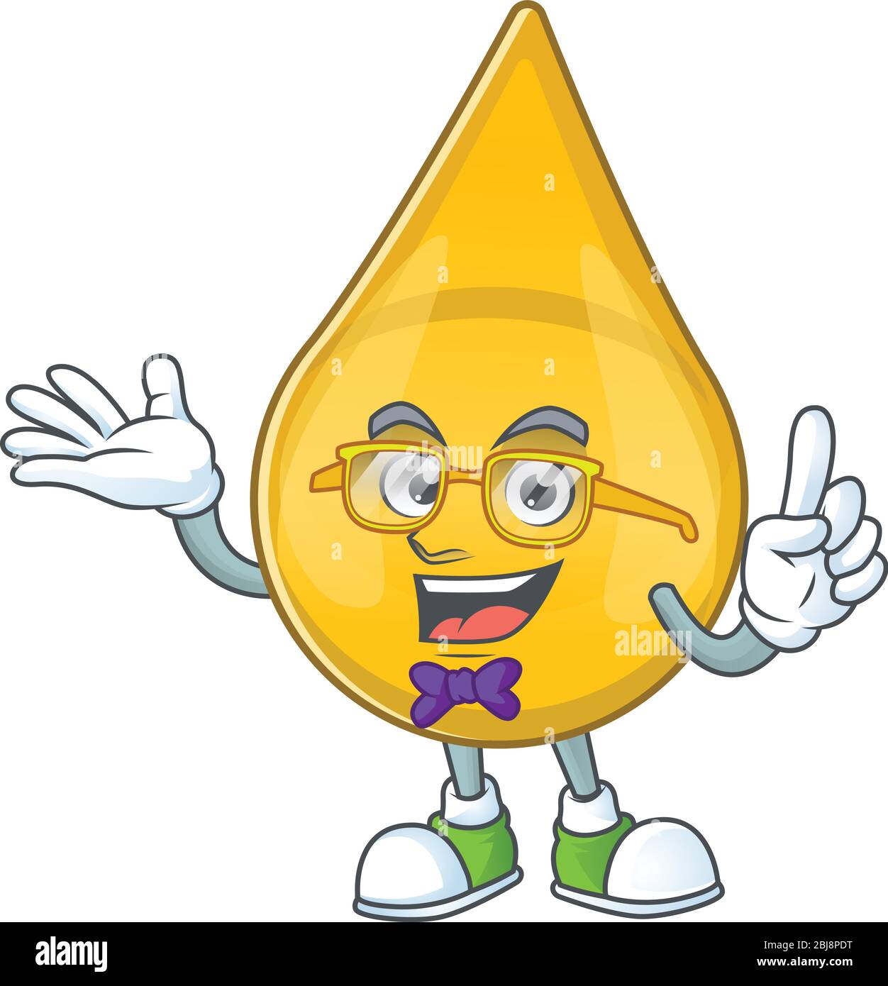 Cartoon character design of Geek gold hair serum wearing weird glasses ...