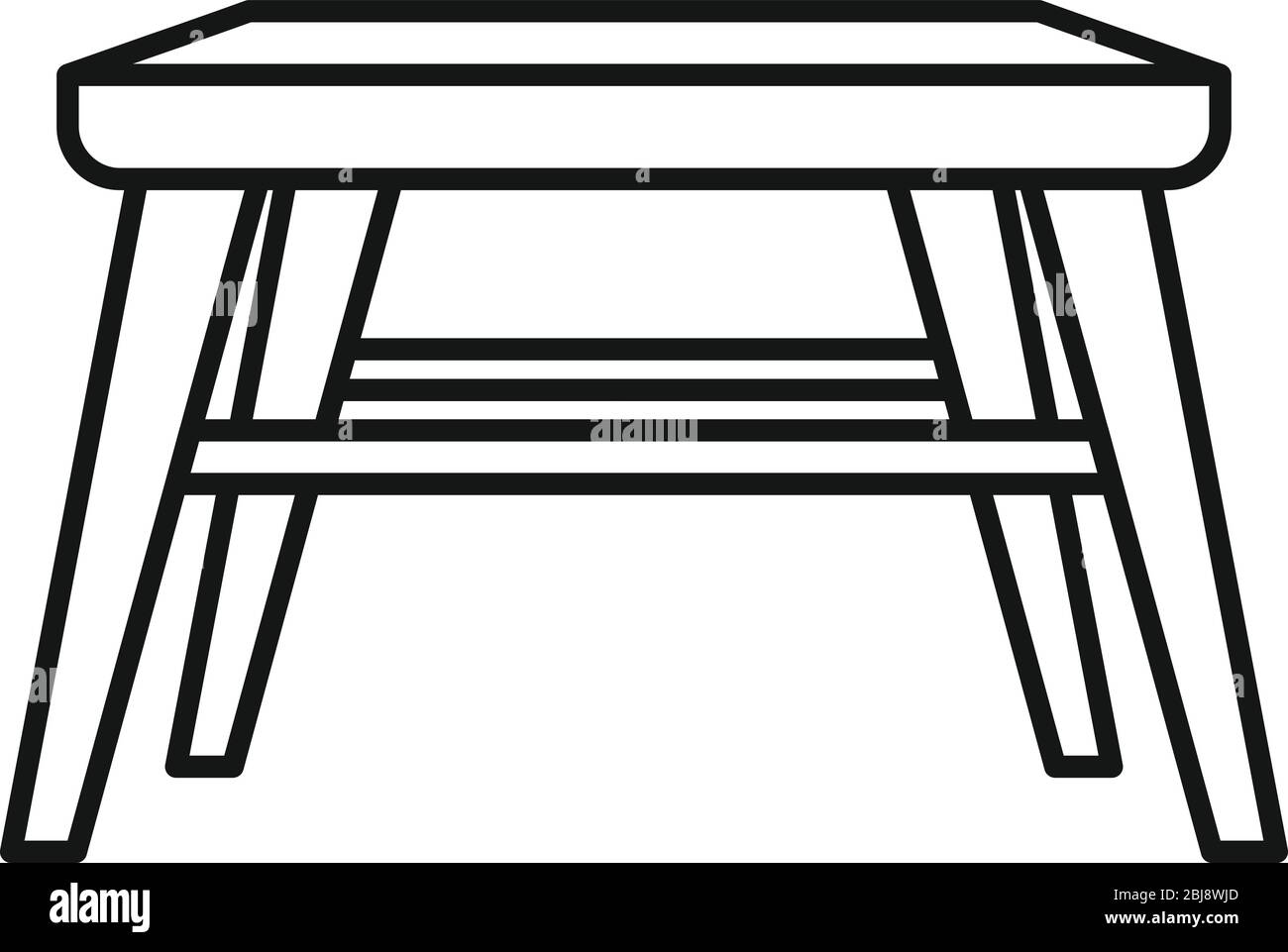 Outdoor garden furniture icon. Outline outdoor garden furniture vector