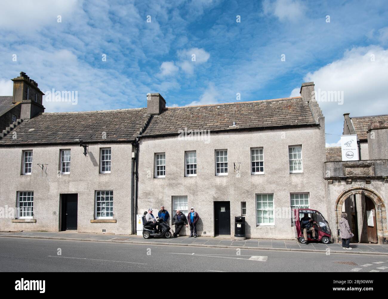 Kirkwall Orkney Broad Street Scotland UK Stock Photo