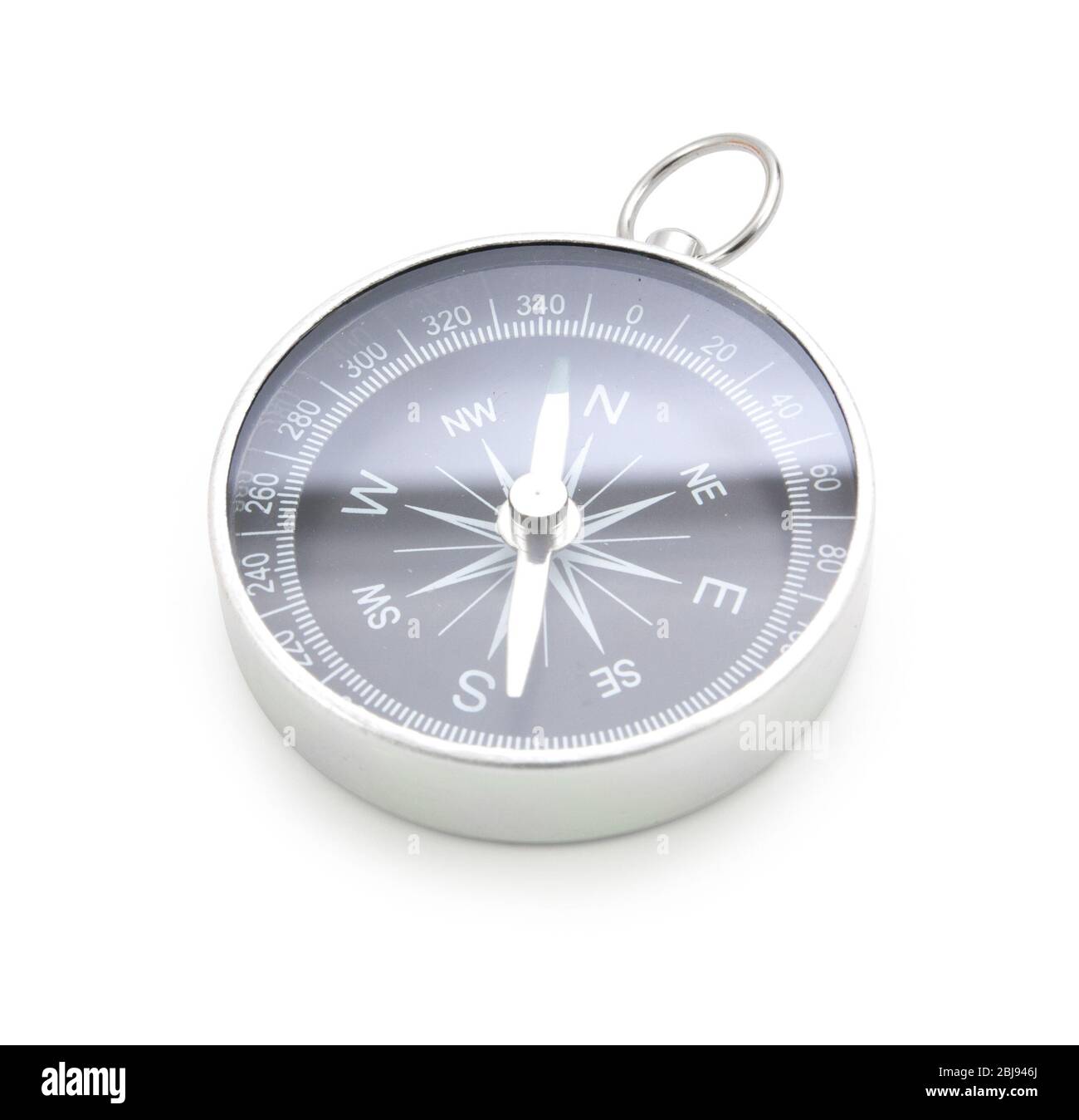 close up black compass isolated on white Stock Photo - Alamy