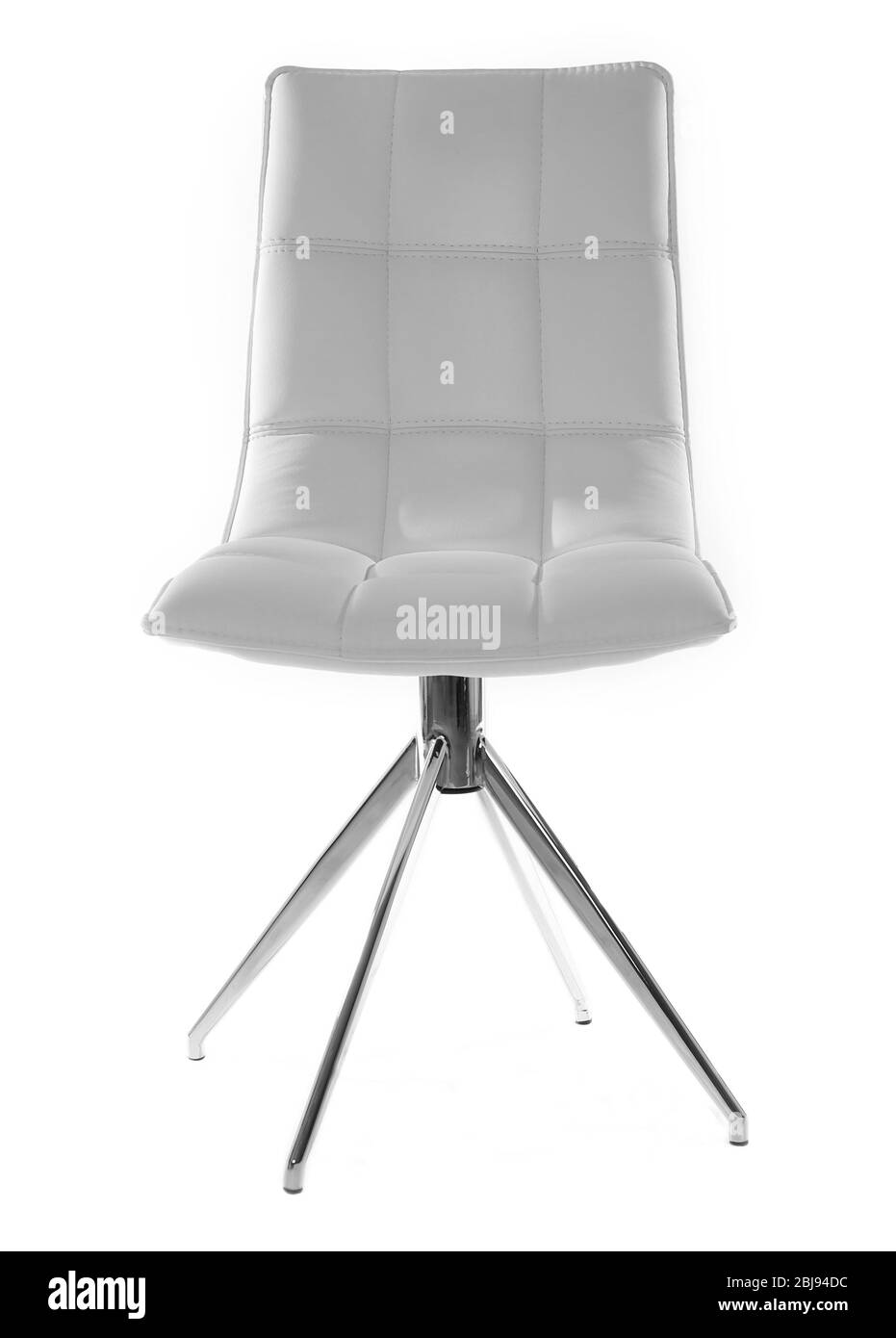 White chair, isolated on white Stock Photo Alamy