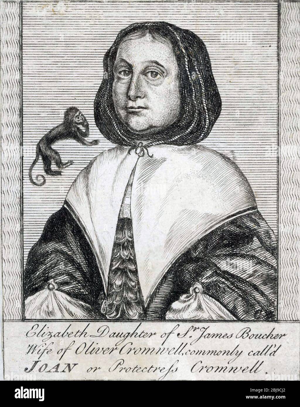 ELIZABETH CROMWELL (15981665) wife of Oliver Cromwell Stock Photo Alamy