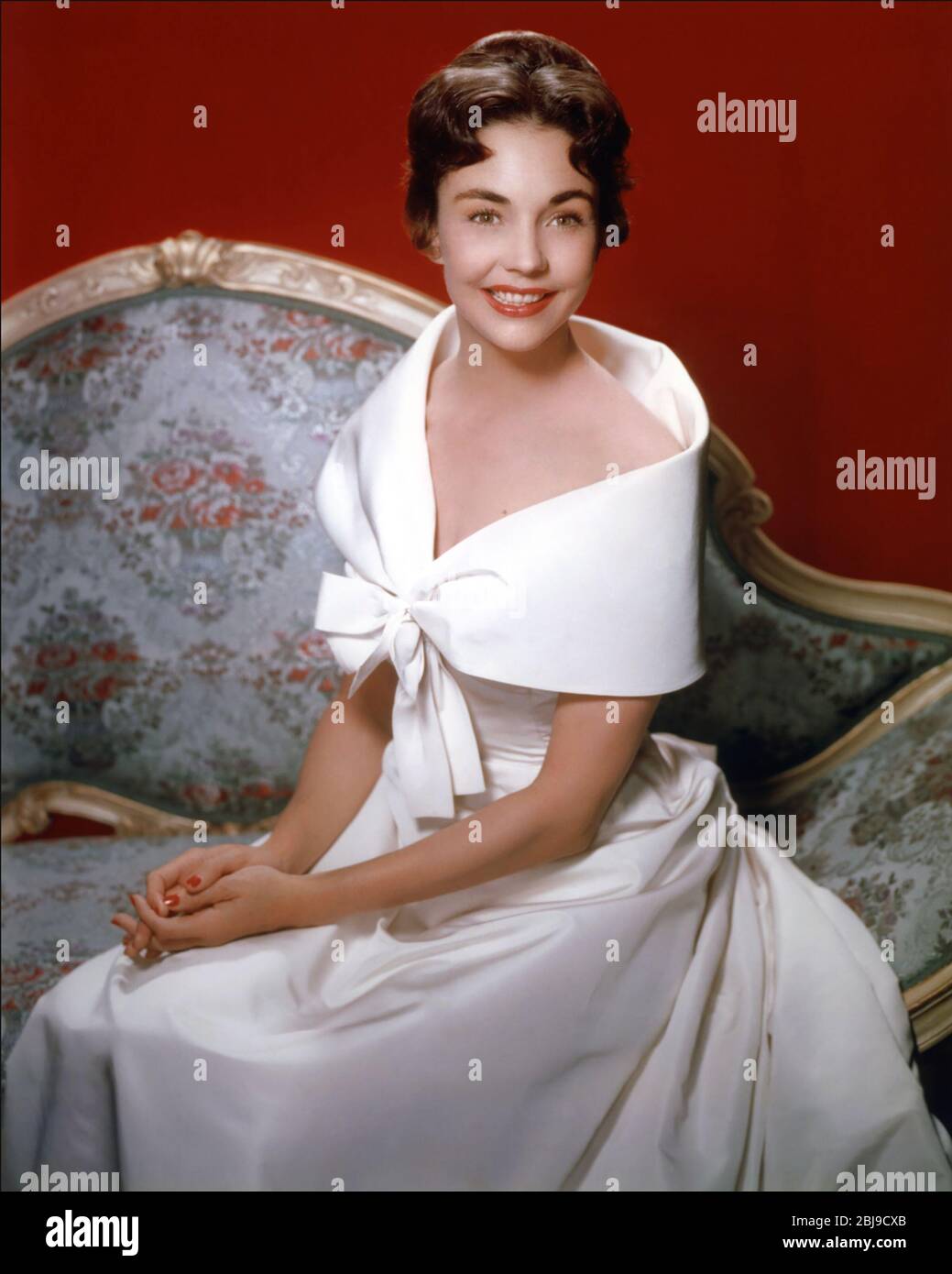 JENNIFER JONES (1919-2009) American film  actress in the 1950s Stock Photo