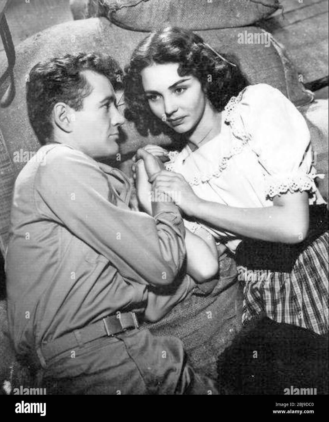 SINCE YOU WENT AWAY 1944 Selznick International film with Jennifer Jones and Joseph Cotten Stock Photo