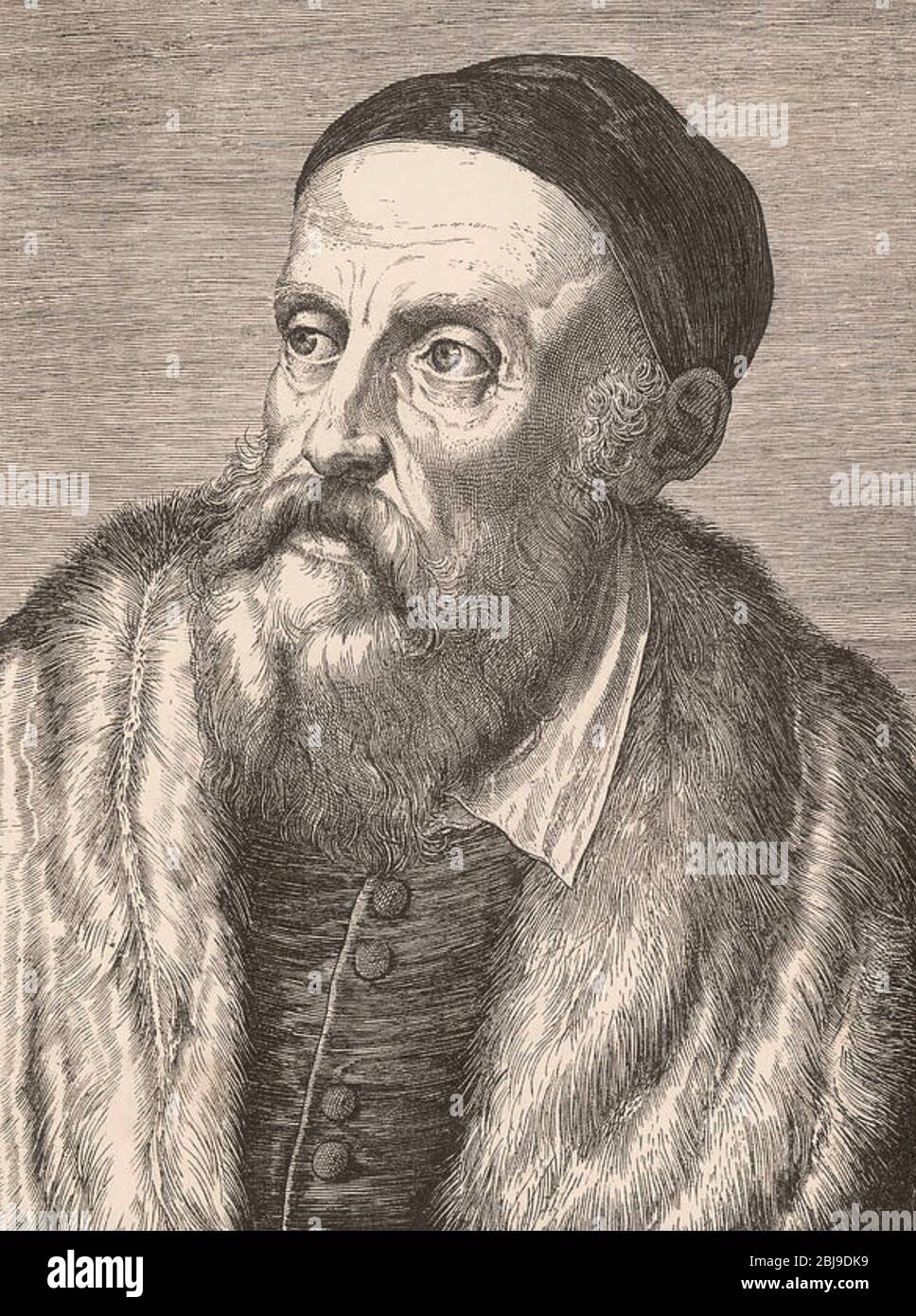 TITIAN (c 1488-1576) Italian painter Tiziano Vecelli, about 1567 Stock Photo