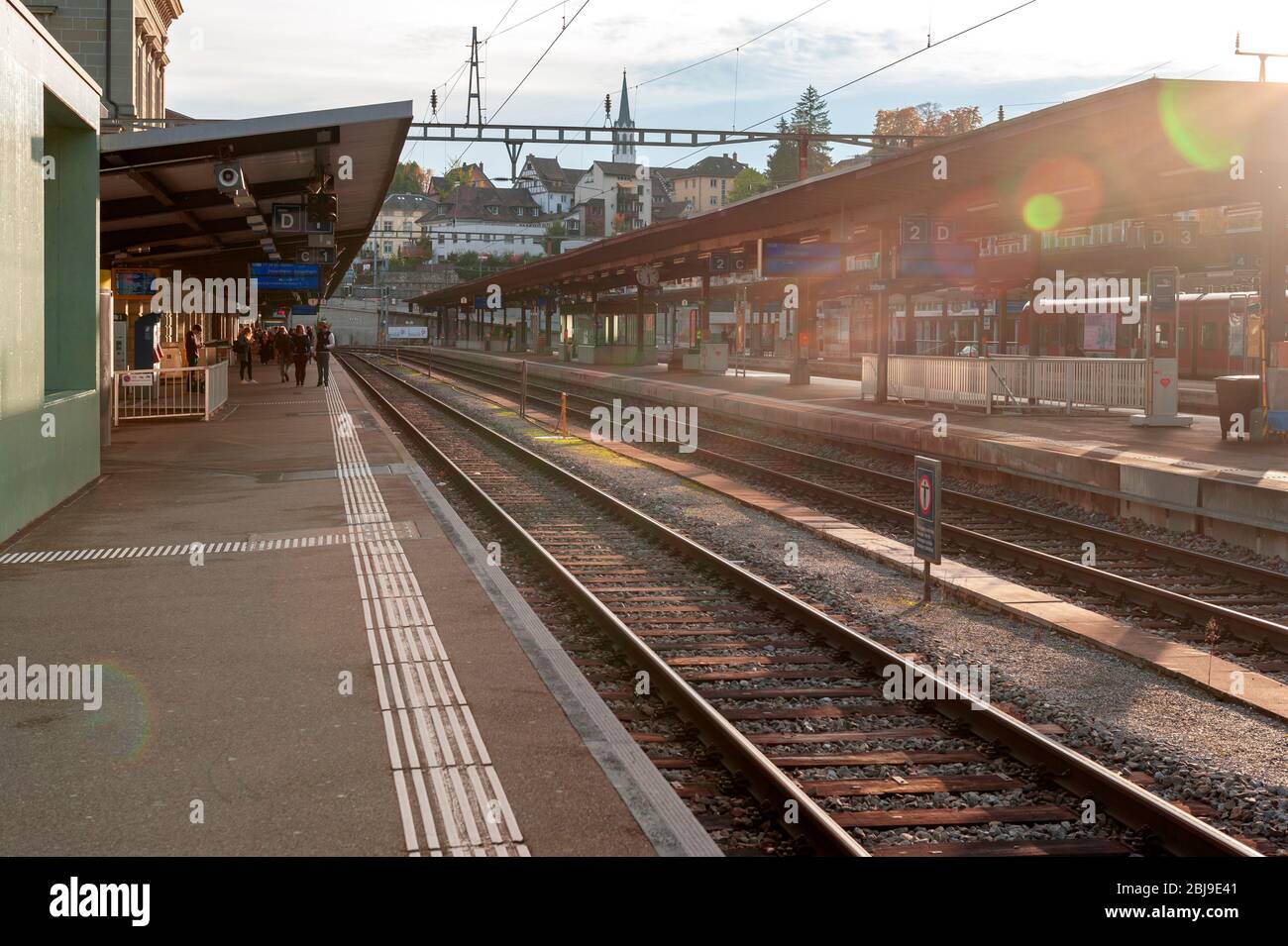 Schaffhausen railway station in Schaffhausen, Switzerland, owned by the