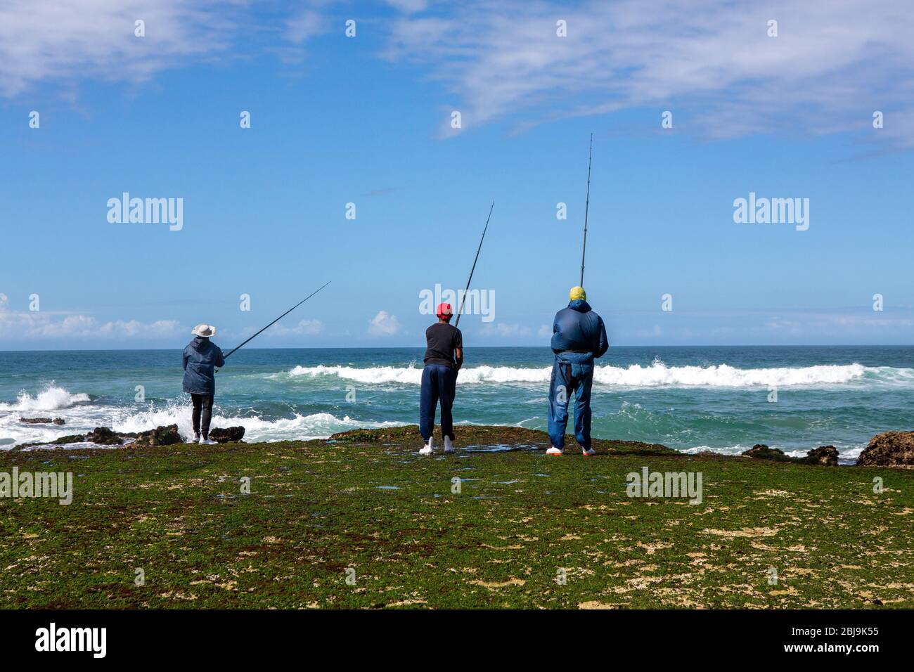 Fisherman in South africa Stock Photo Alamy