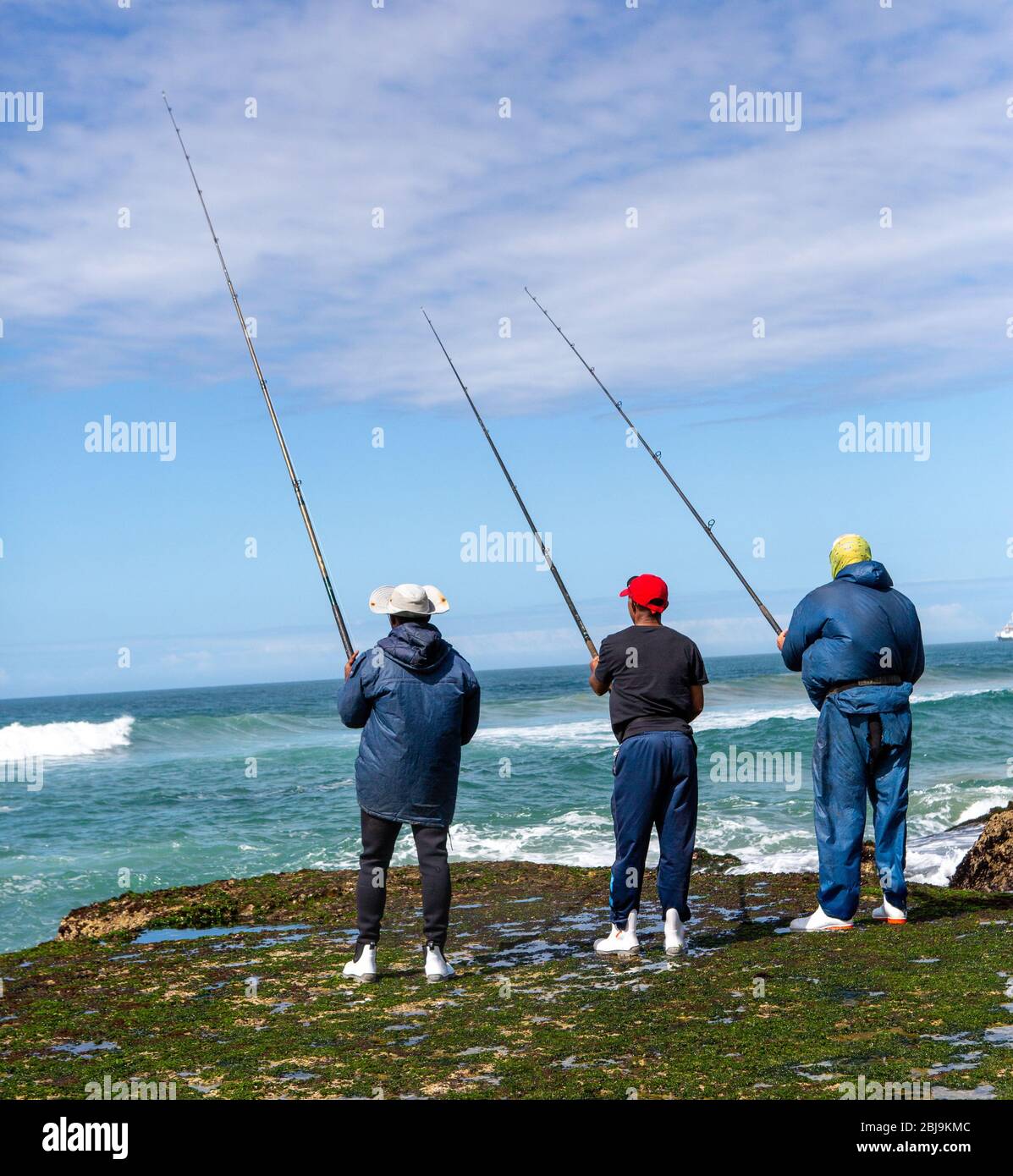 Fisherman in South africa Stock Photo Alamy