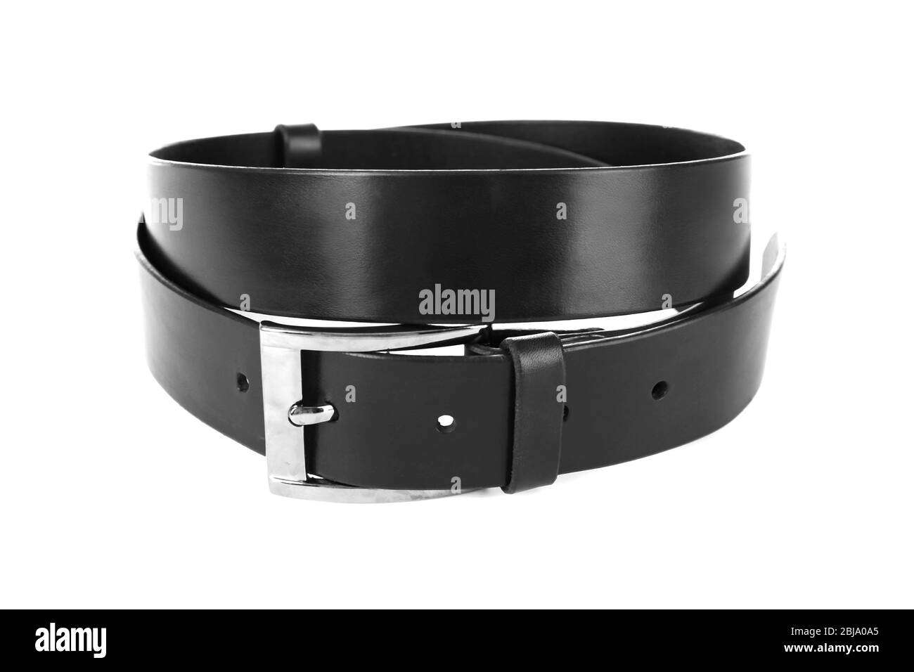 Tobacco Road American Leather Black Crocodile Texture Belt