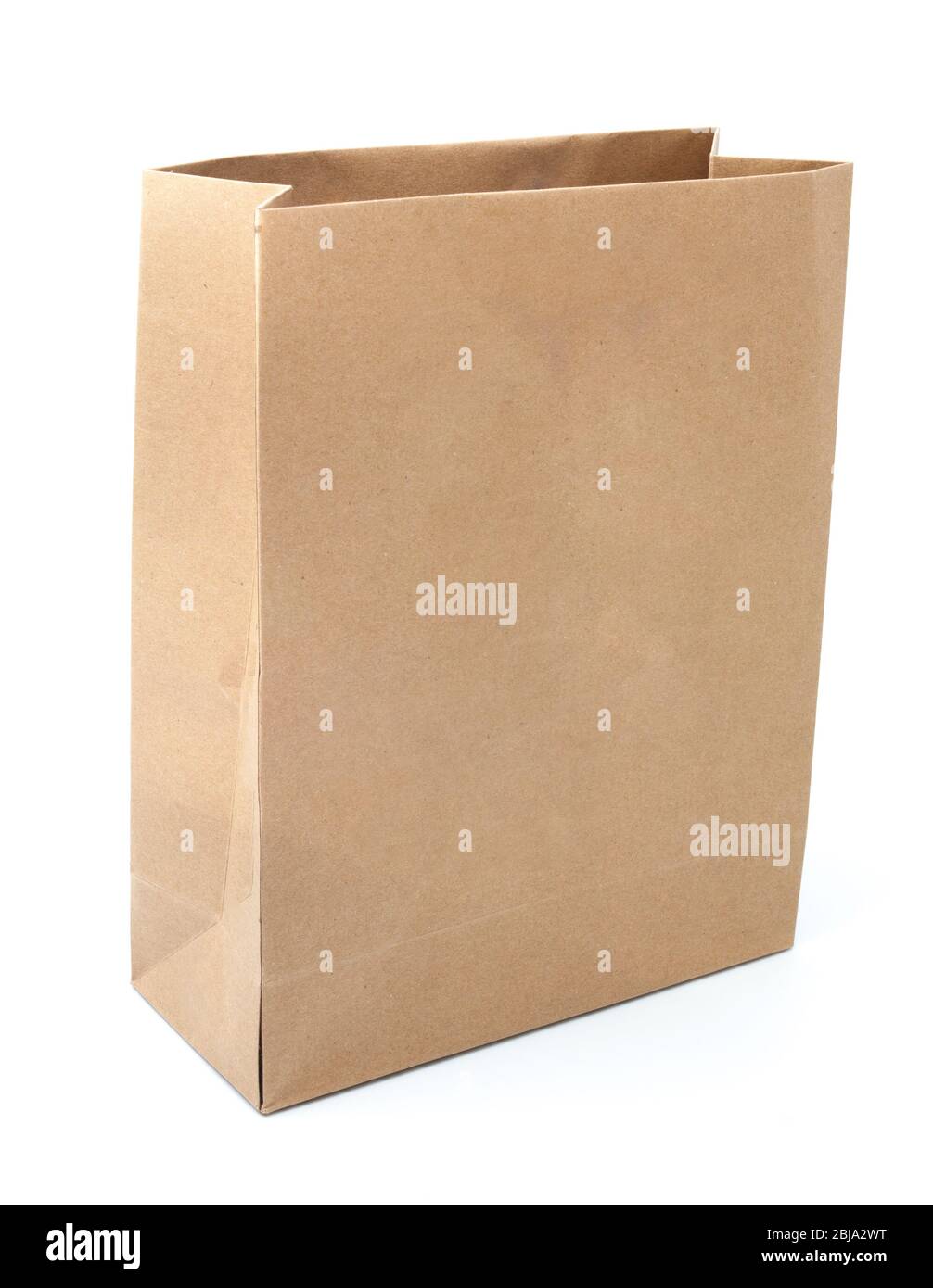 recycle brown paper bag isolated on white background Stock Photo Alamy