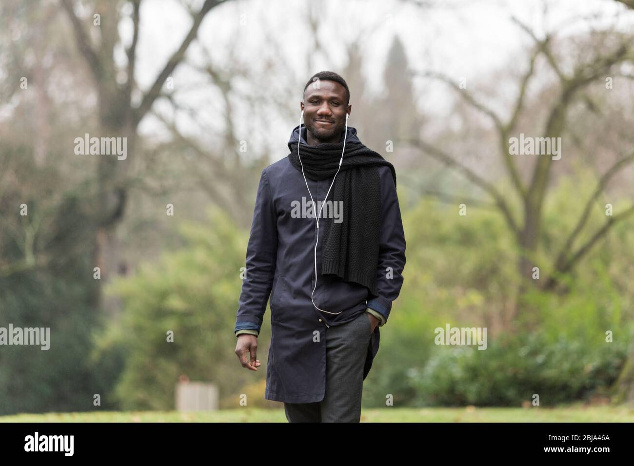 One african black man walking hi-res stock photography and images - Alamy