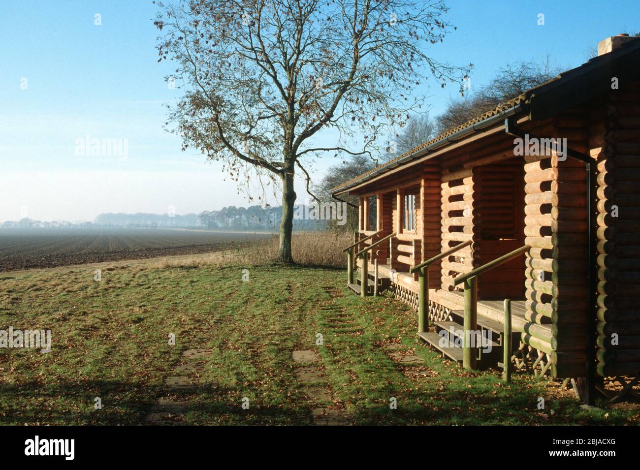 Hunting lodge owned by HM Queen Elizabeth II on the Sandringham Estate