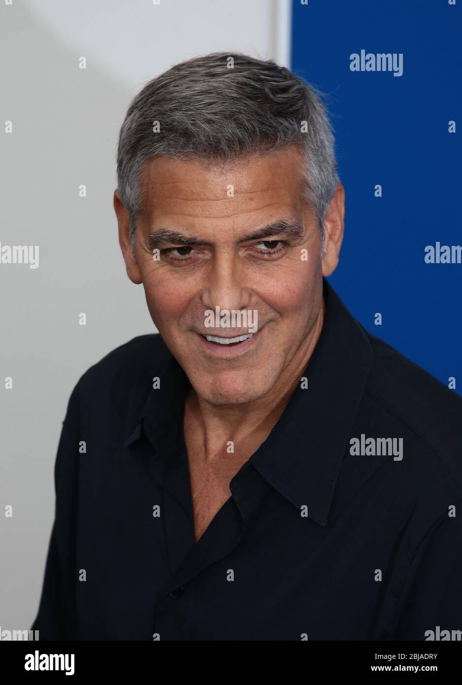 VENICE, ITALY - SEPTEMBER 02: George Clooney attends the 'Suburbicon' photocall during the 74th Venice Film Festival on September 2, 2017 in Venice Stock Photo