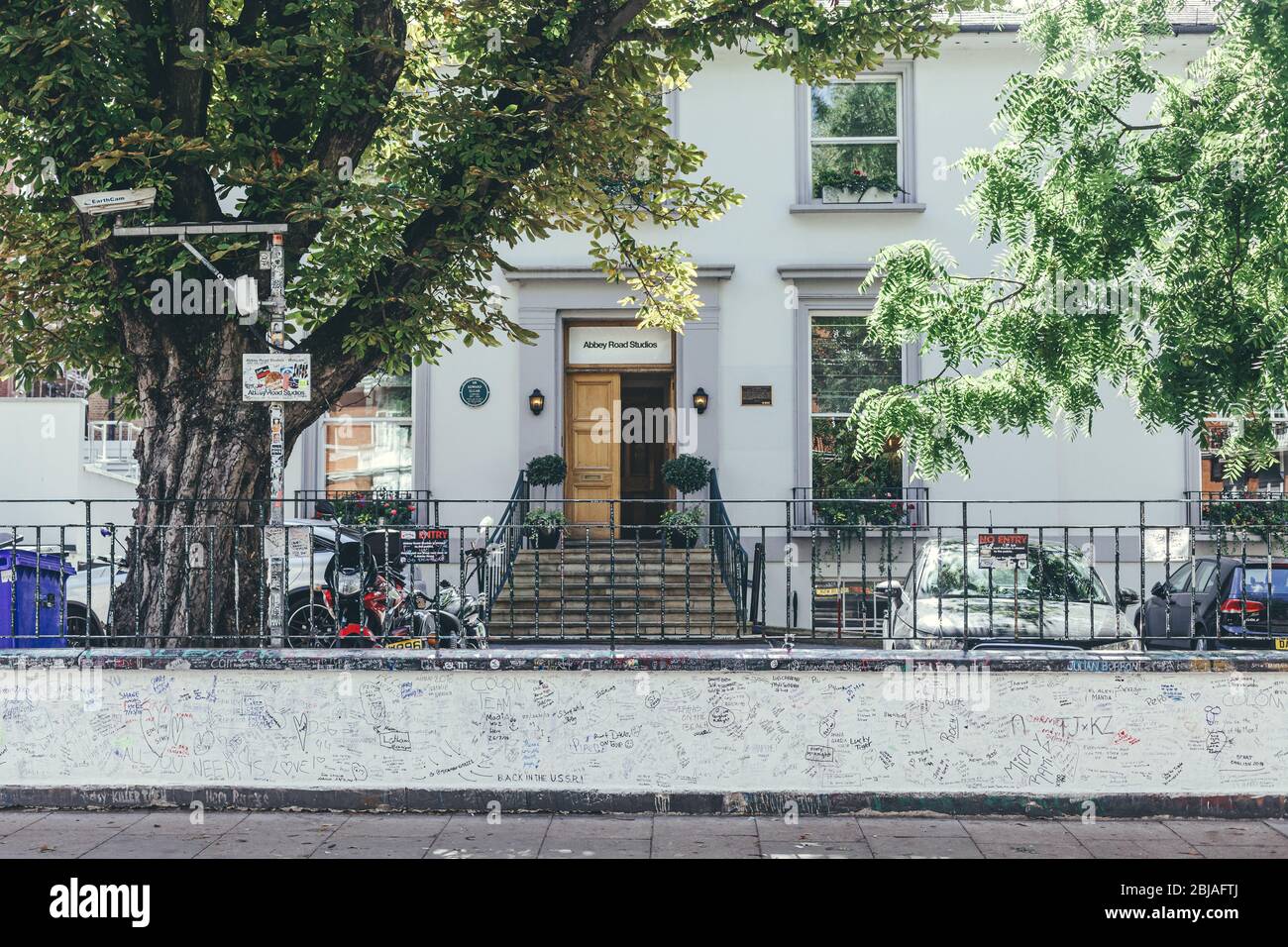 London/UK30/7/18 entrance to the Abbey Road Studios, a recording