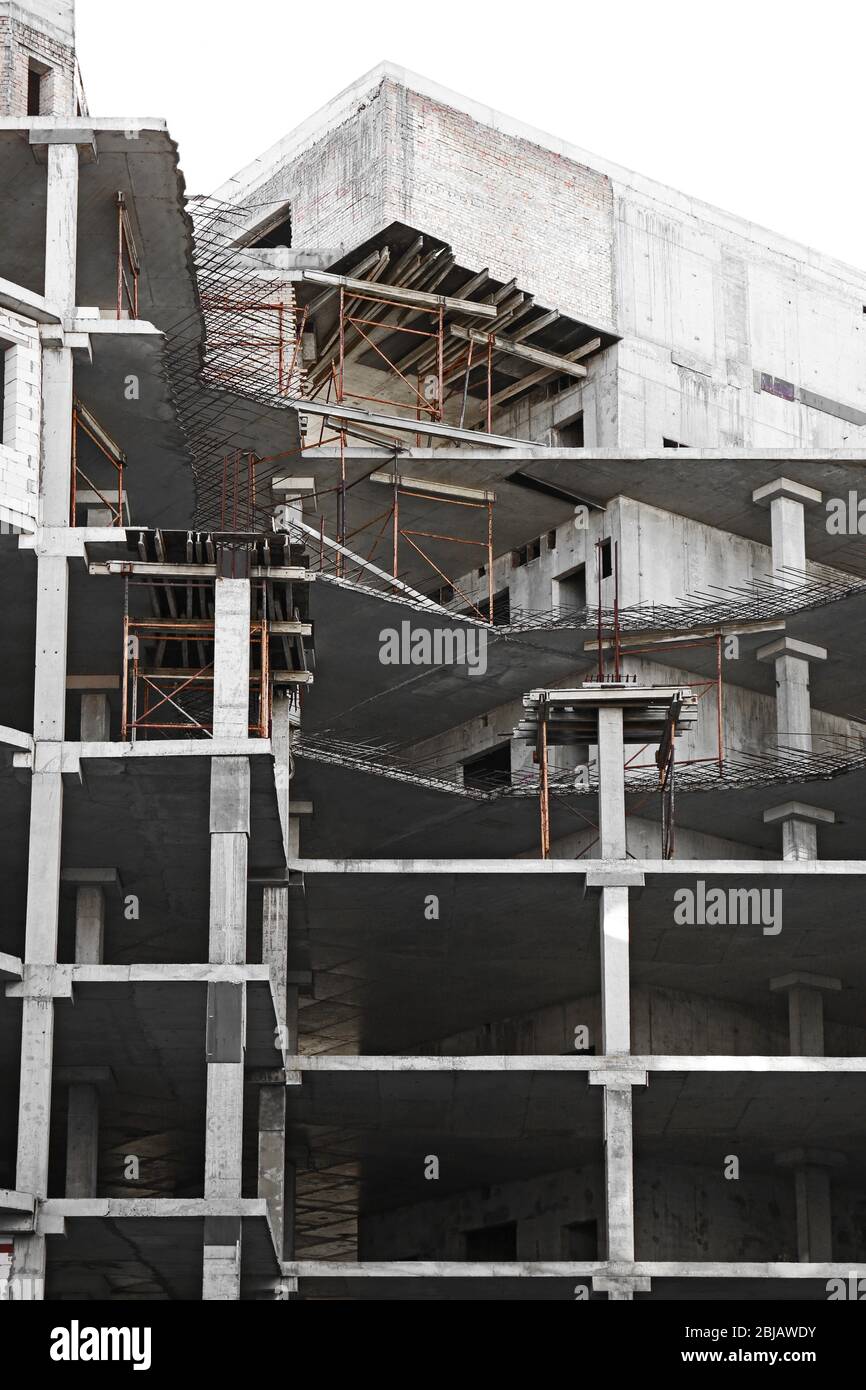 Building construction site Stock Photo - Alamy