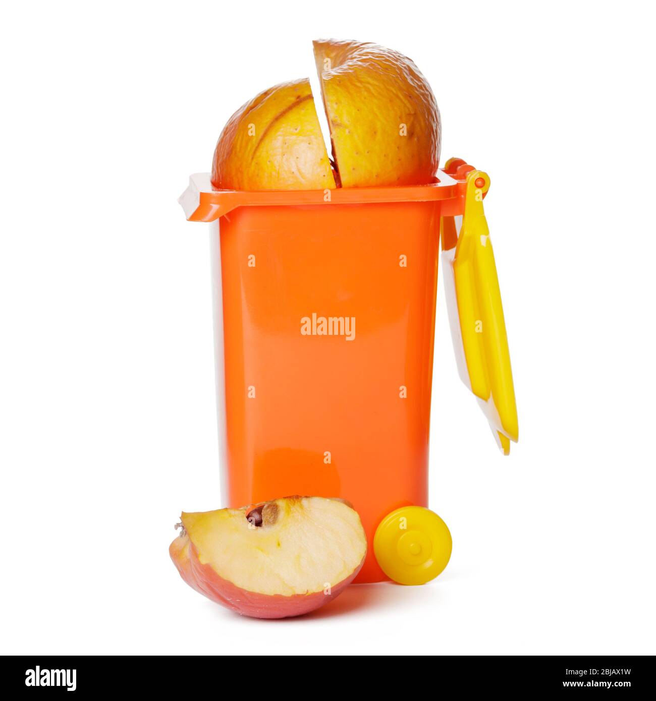 Recycle Bin Isolated on White Background. Close up Stock Photo - Alamy