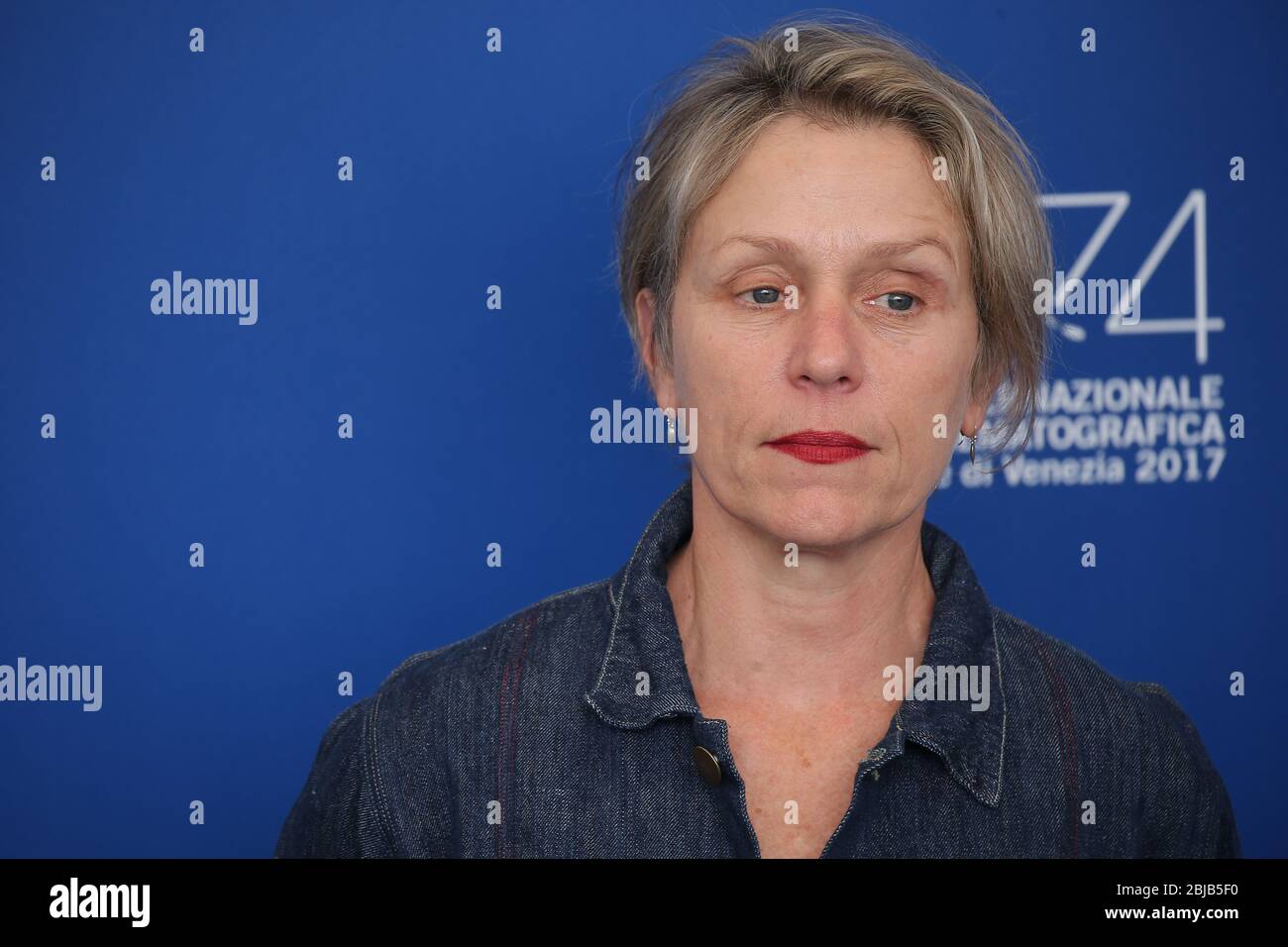 VENICE, ITALY - SEPTEMBER 04: Frances McDormand attends the ‘Three