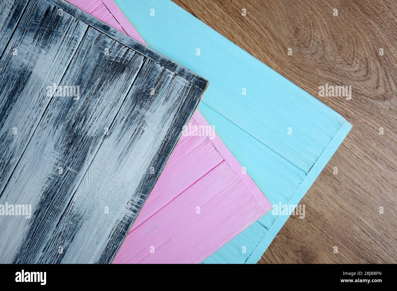 Colorful wooden panels Stock Photo - Alamy
