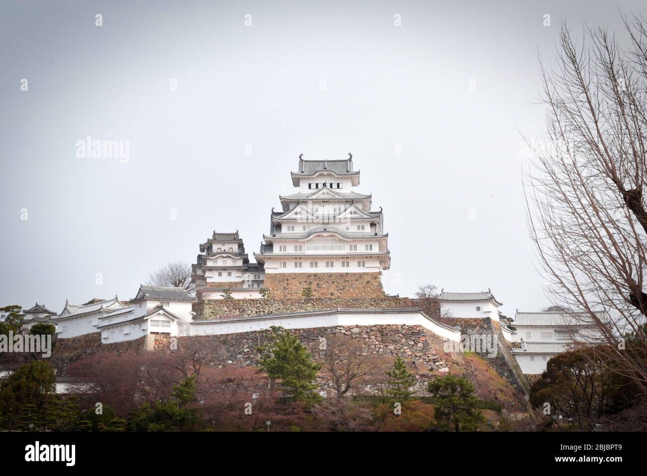 Himejijo castle, one of the few original castles, built in 1580, Himeji, Japan Stock Photo Alamy