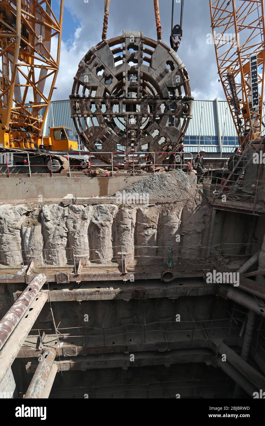 Shield Tunneling Machine High Resolution Stock Photography and Images ...