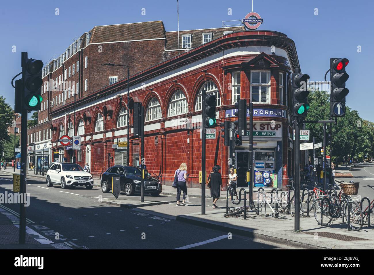 London/UK2/08/18 Chalk Farm is a London Tube station on Adelaide Road