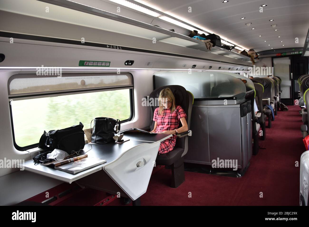 EUROSTAR DISABLED AREA Stock Photo Alamy
