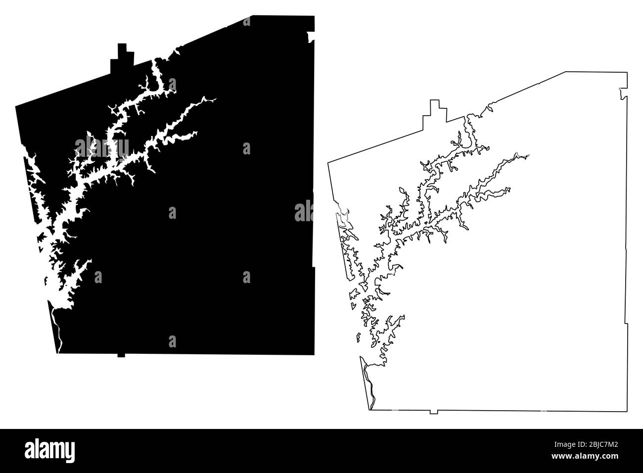 Lagrange georgia map Stock Vector Images - Alamy