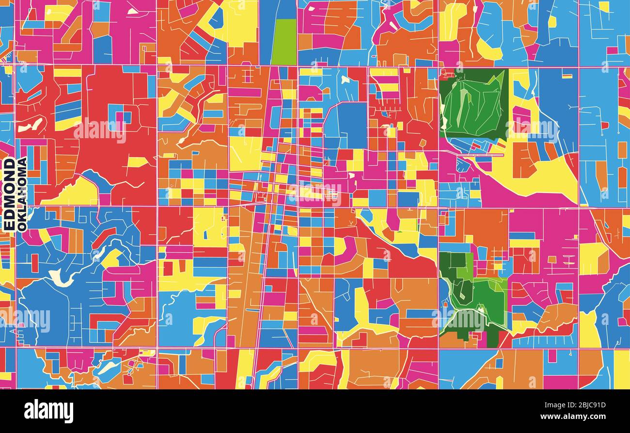 Map Of Edmond Ok Subdivisions