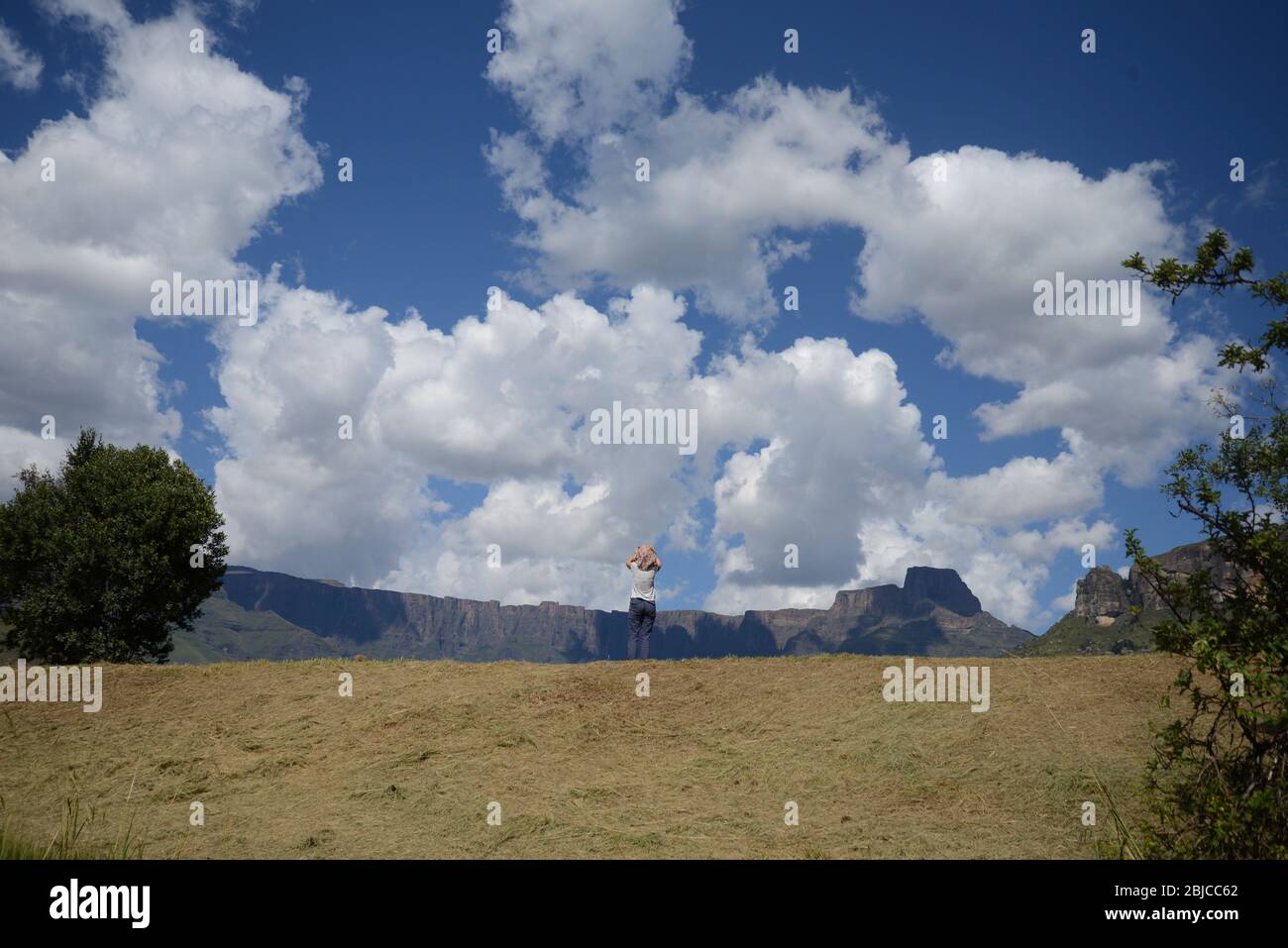 Amphitheatre, Drakensberg mountains, Kwazulu Natal, South Africa Stock Photo