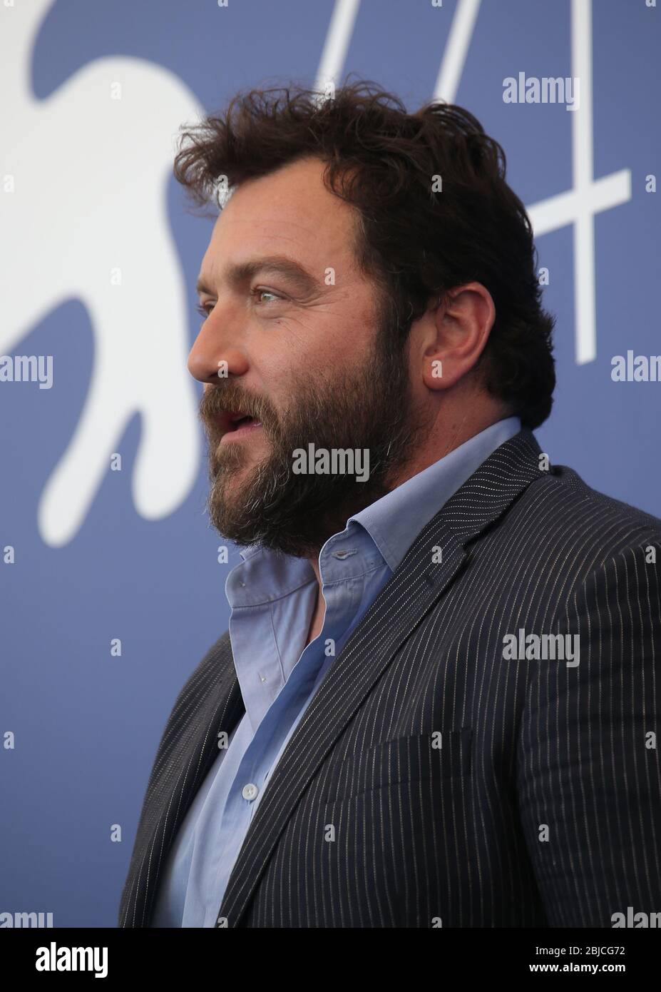 Venice, Italy. 08 September, 2017. Denis Menochet attends the photocall of the movie 'Jusqu' la Garde' during the 74th Venice Film Festival Stock Photo