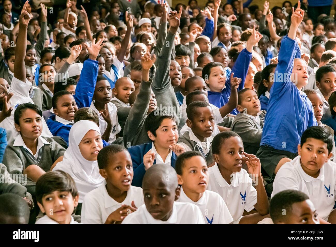 School assembly south africa hi-res stock photography and images - Alamy
