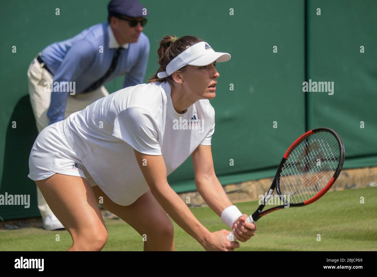 Andrea Petkovic at Wimbledon 2018 Stock Photo