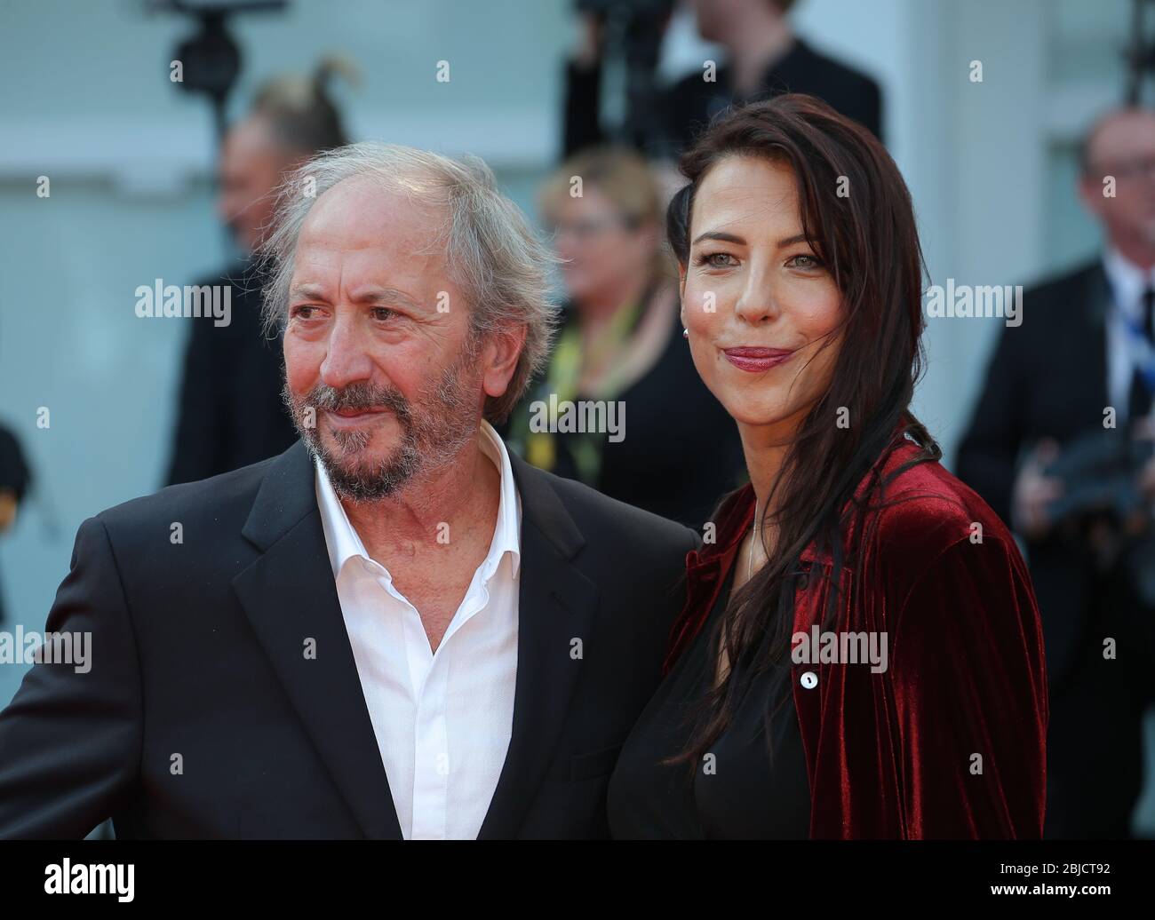 VENICE, ITALY - SEPTEMBER 09: Giuseppe Piccioni walks the red carpet ahead the Award Ceremony of the 74th Venice Film Festival on September 9, 2017 Stock Photo