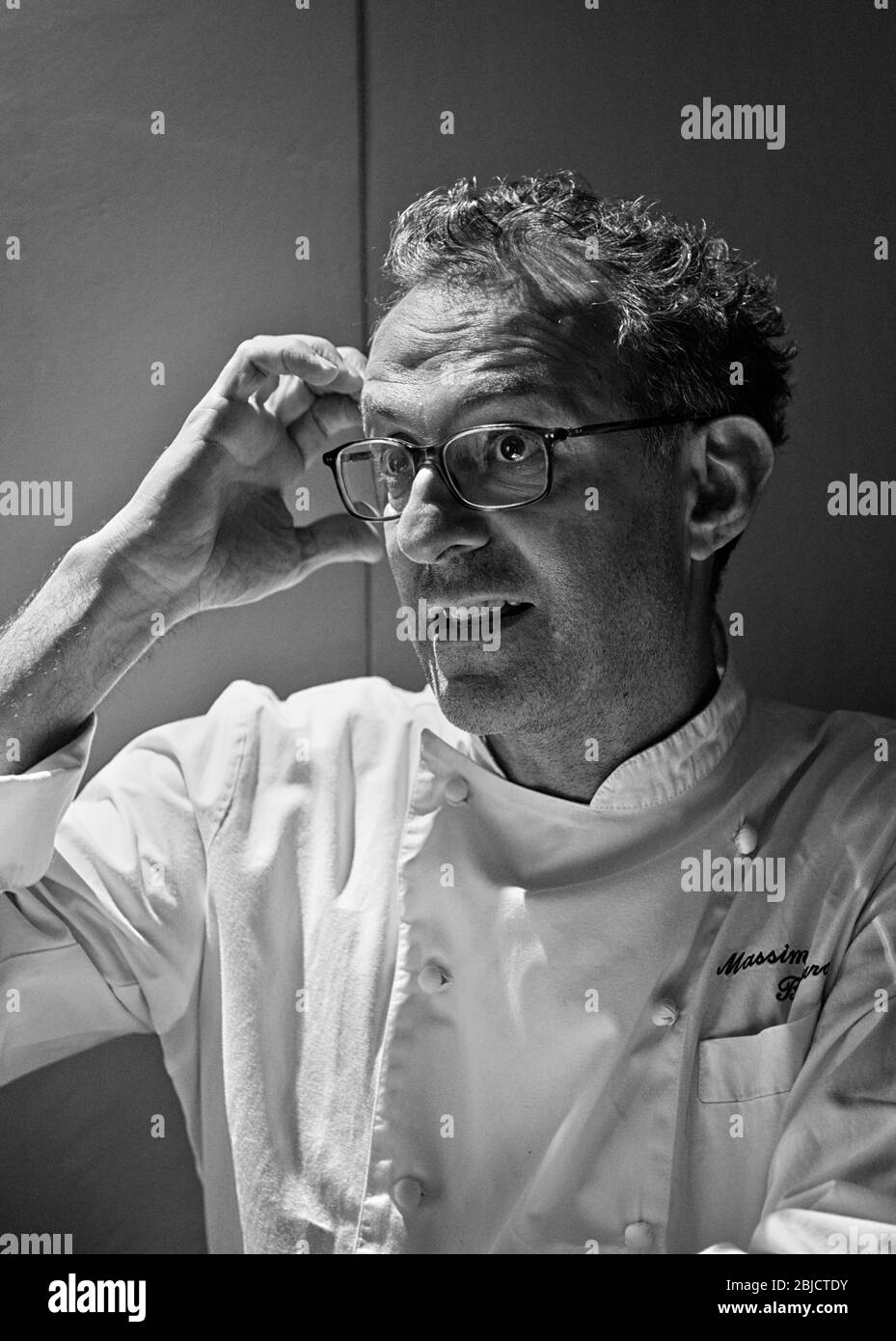 Portrait of Massimo Bottura, Chef, Osteria Francescana Restaurant, Three  Stars Michelin Guide, Modena, Emilia Romagna, Italy, Europe Stock Photo -  Alamy