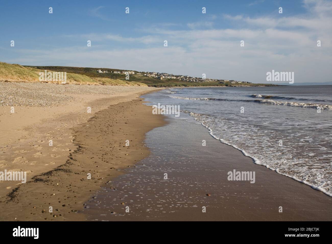 Newton beach Porthcawl near Ogmore by Sea on a sunny spring afternoon Stock Photo