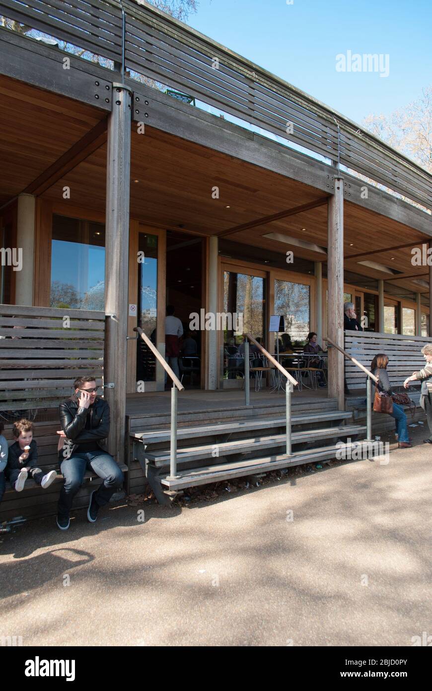 Park Gardens Landscape Royal Parks Inn The Park St James Park Cafe London Sw1a By Hopkins Architects Stock Photo Alamy