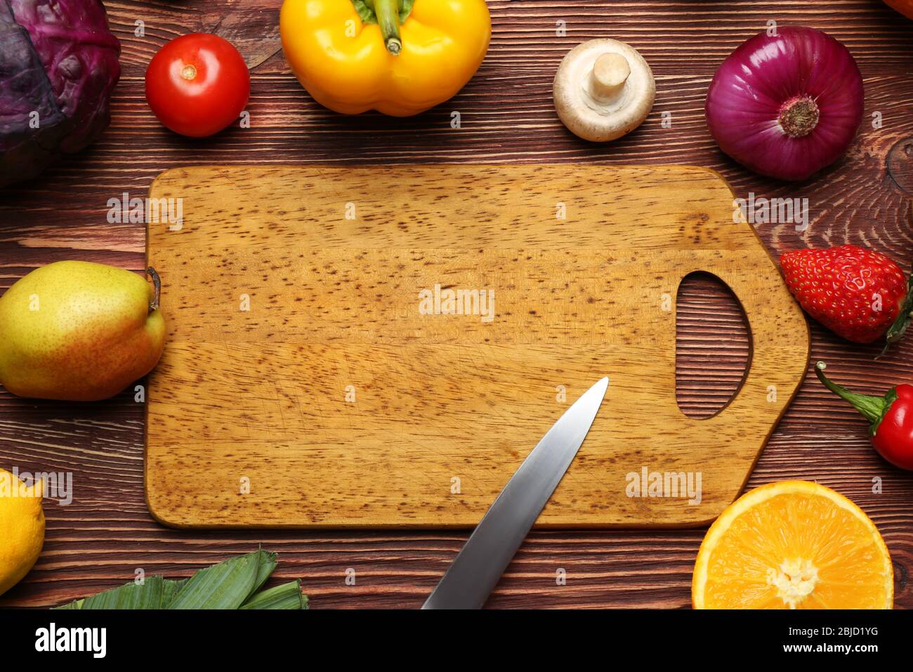 wooden fruit and veg cutting set
