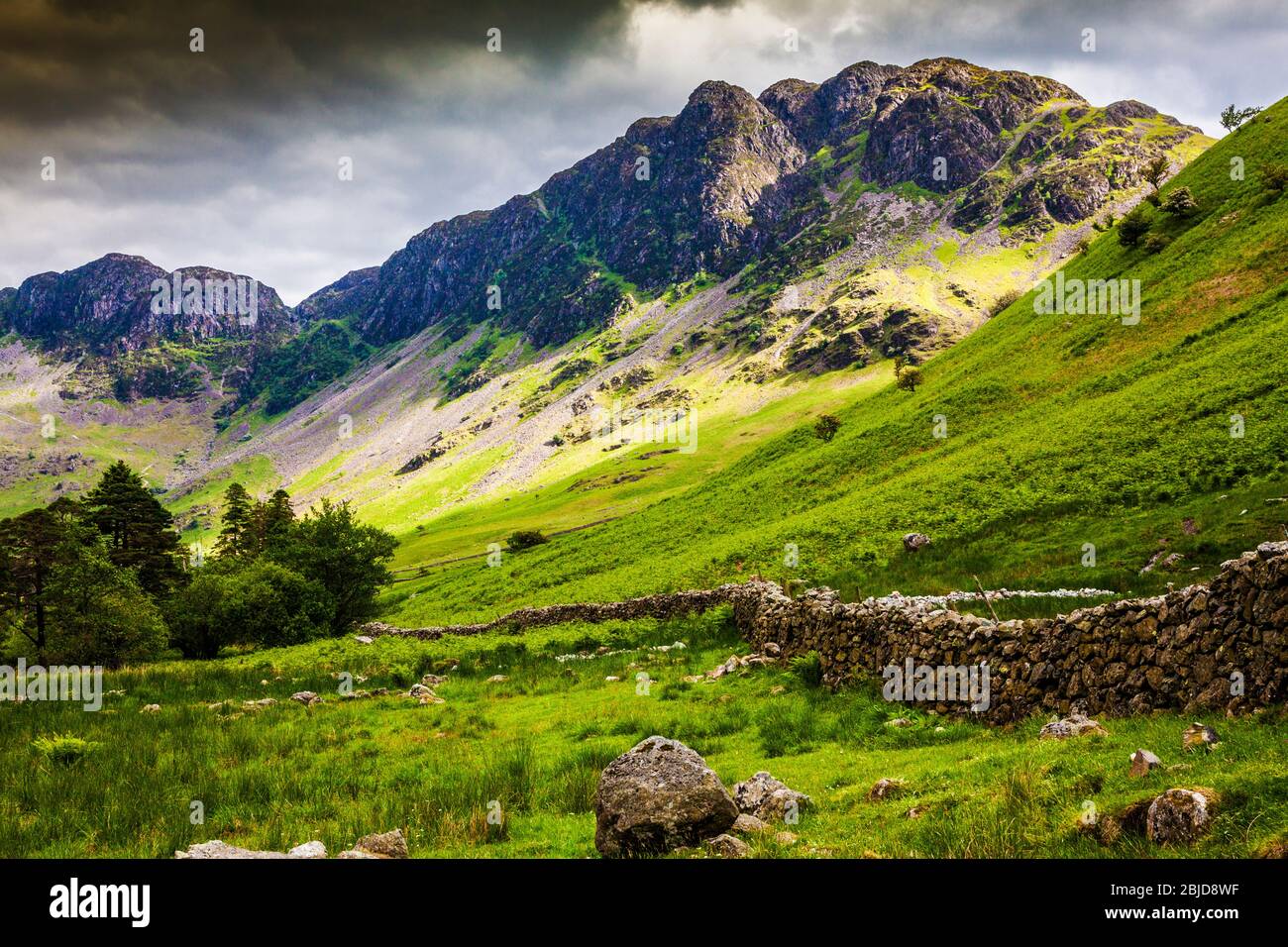 Haystacks in the Lake District National Park, Cumbria, England, UK Stock Photo