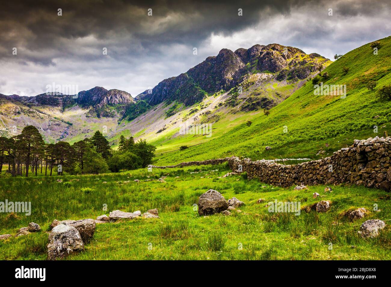 Haystacks in the Lake District National Park, Cumbria, England, UK Stock Photo