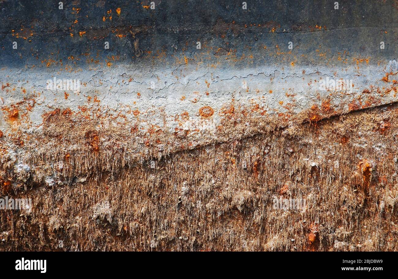 rusty steel and natural material texture Stock Photo - Alamy