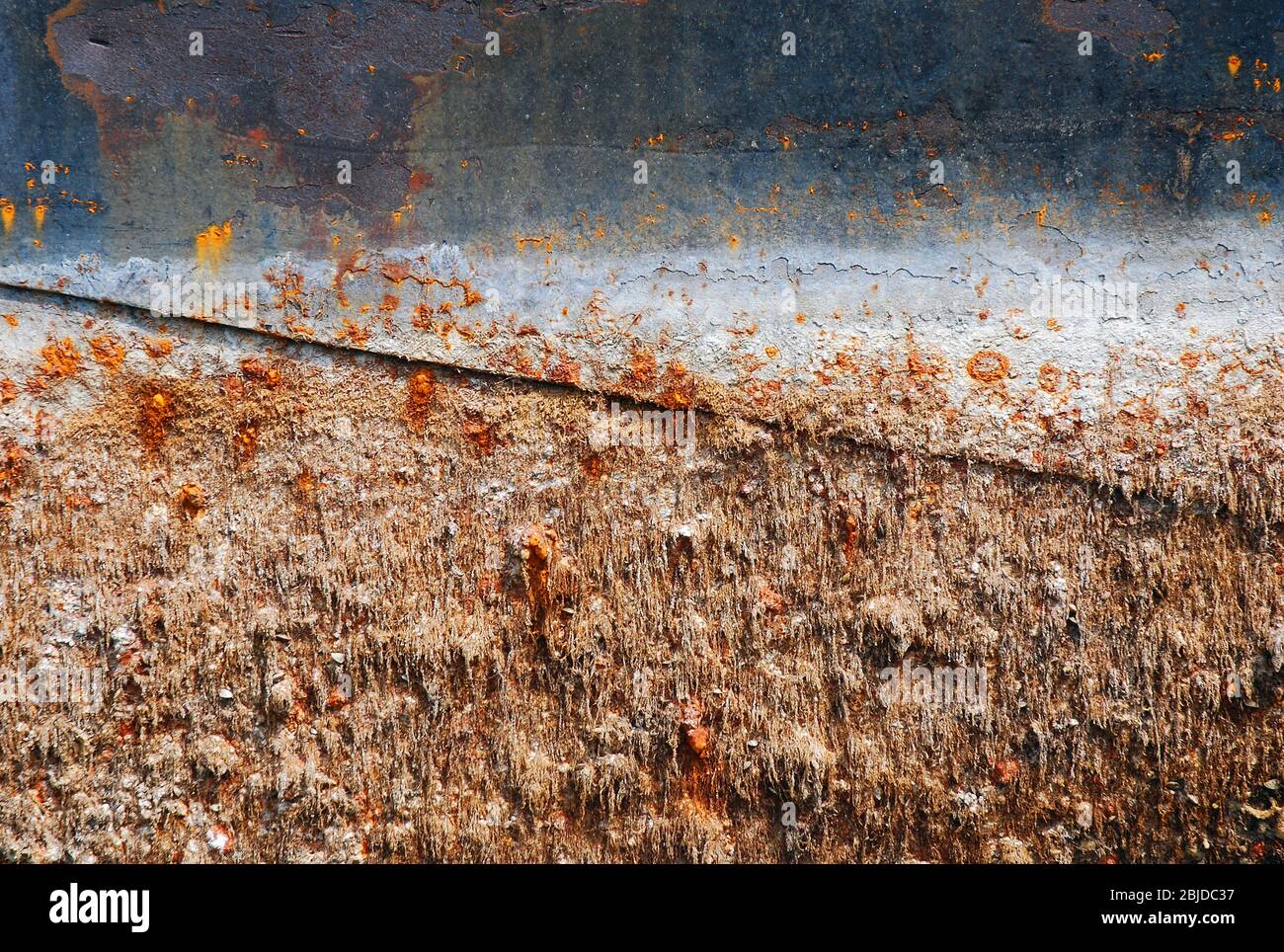 ship structure with colorful rosty metal Stock Photo - Alamy