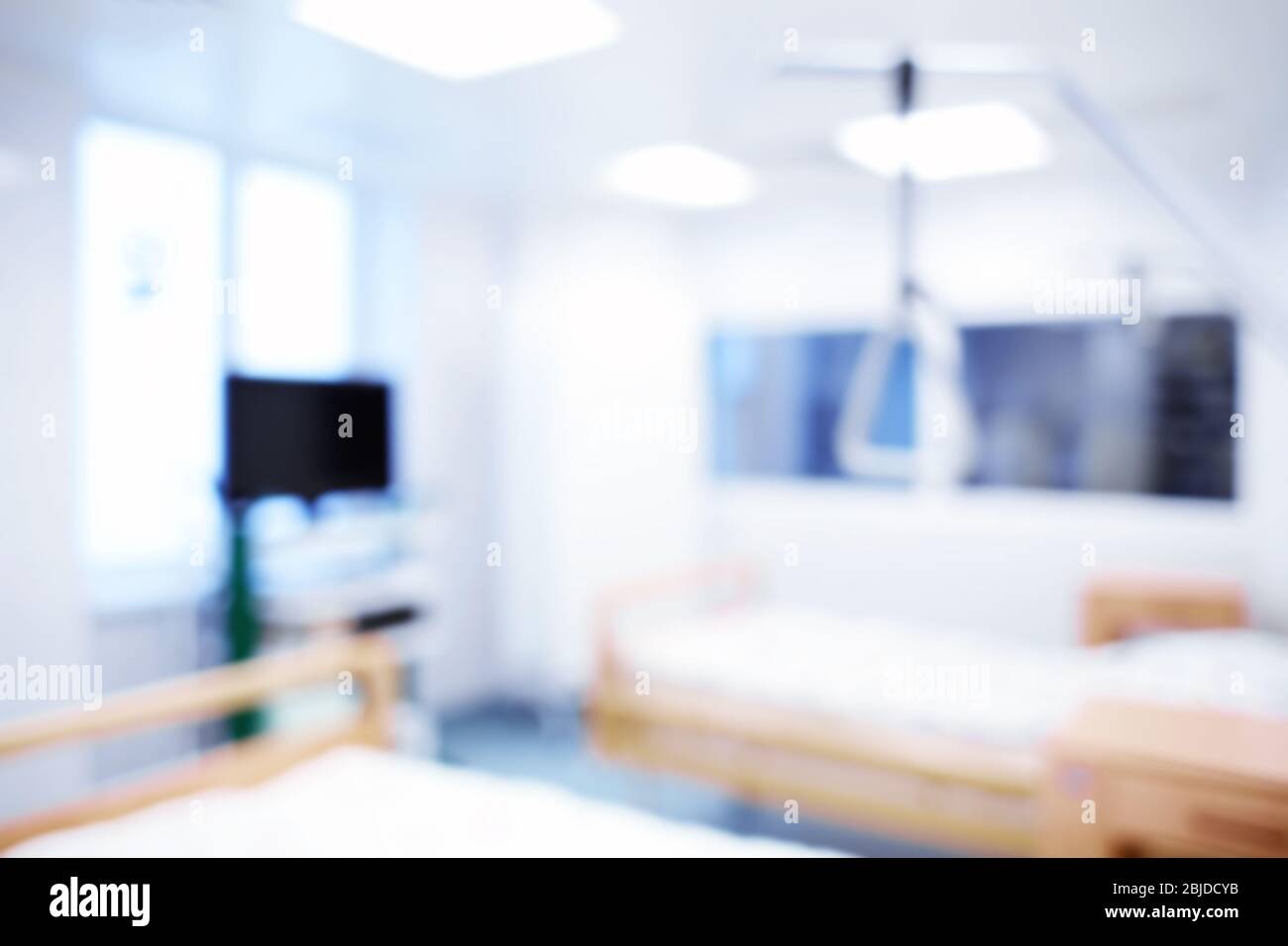 Blurred hospital room interior Stock Photo Alamy