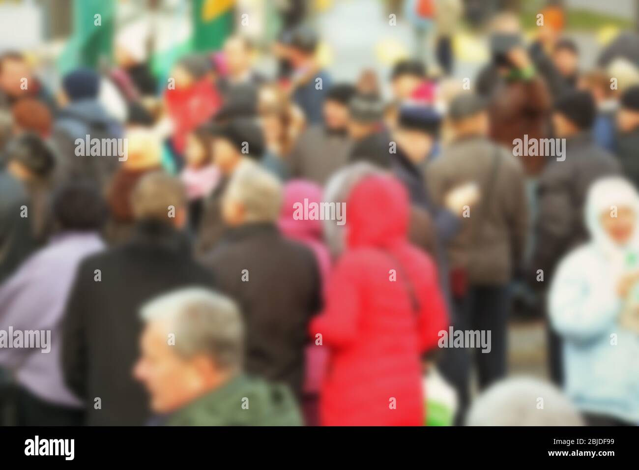 Large background blurred crowd hi-res stock photography and images - Alamy