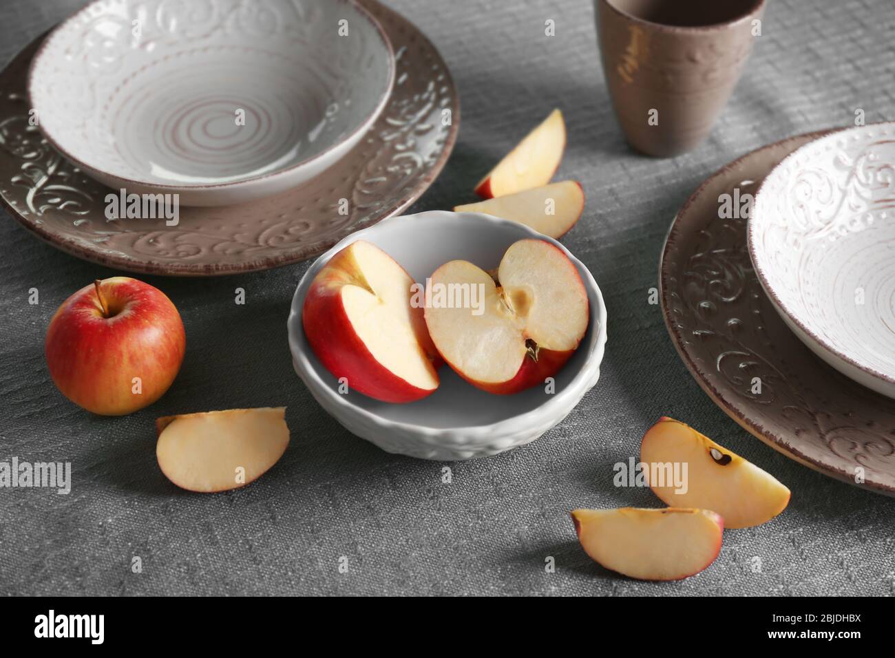Aperturee Colorful Fresh Ingredients And Fruits Tablecloth