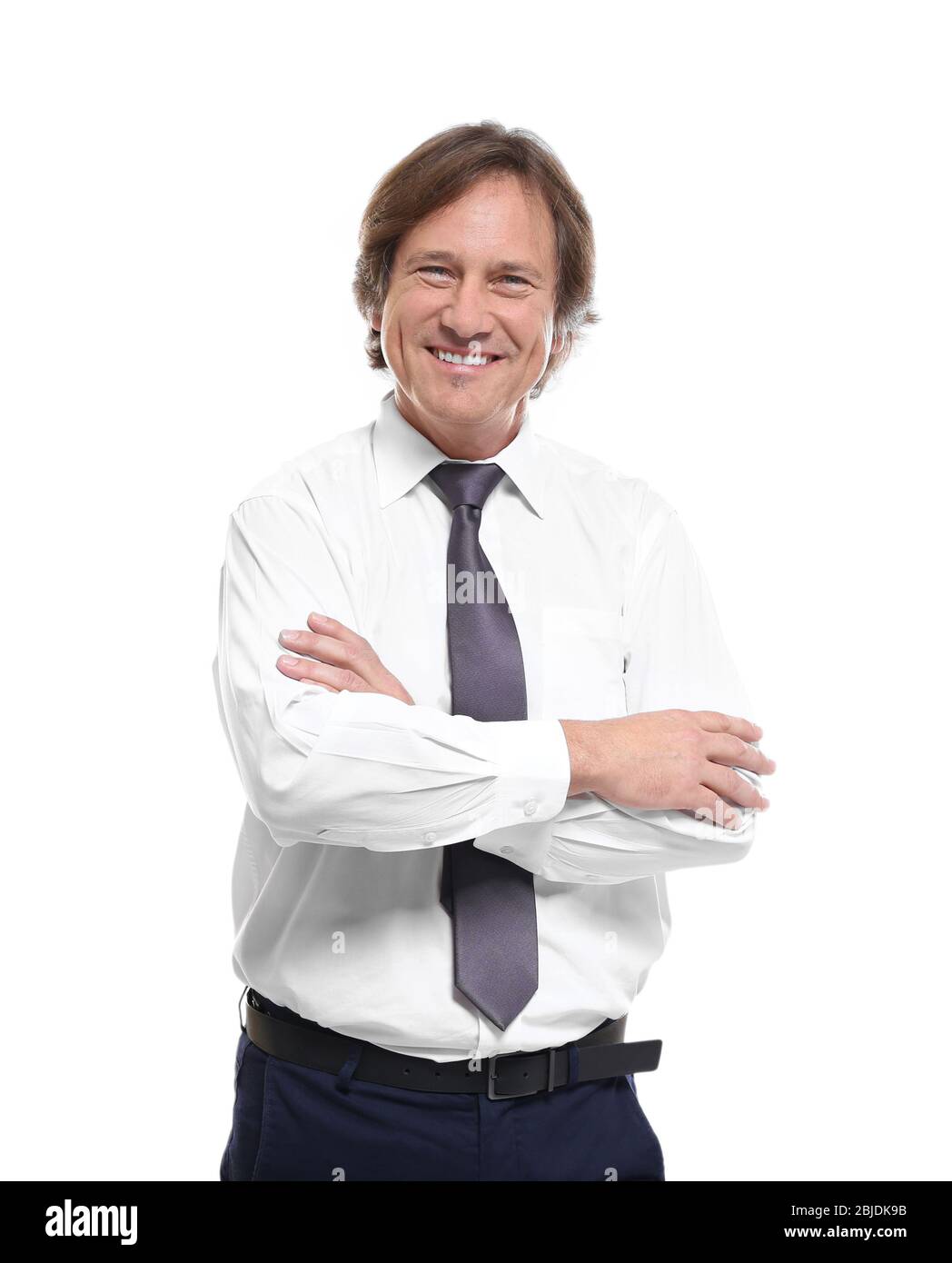 Positive confident banker boss hi-res stock photography and images - Alamy