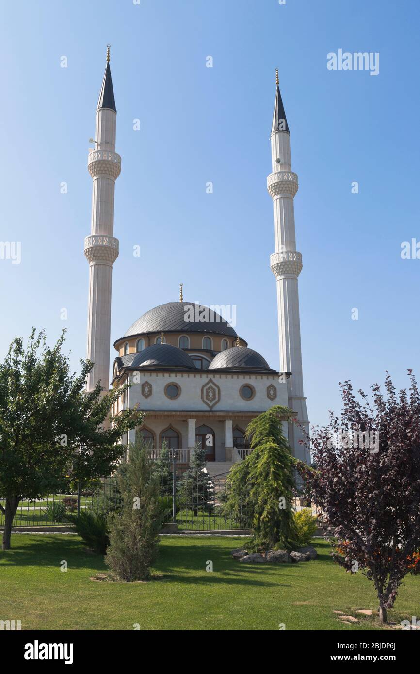 Kadir-Jami Mosque (The Majestic Mosque) in the village of Levadki, Chistensky rural settlement of Simferopol district, Crimea, Russia Stock Photo