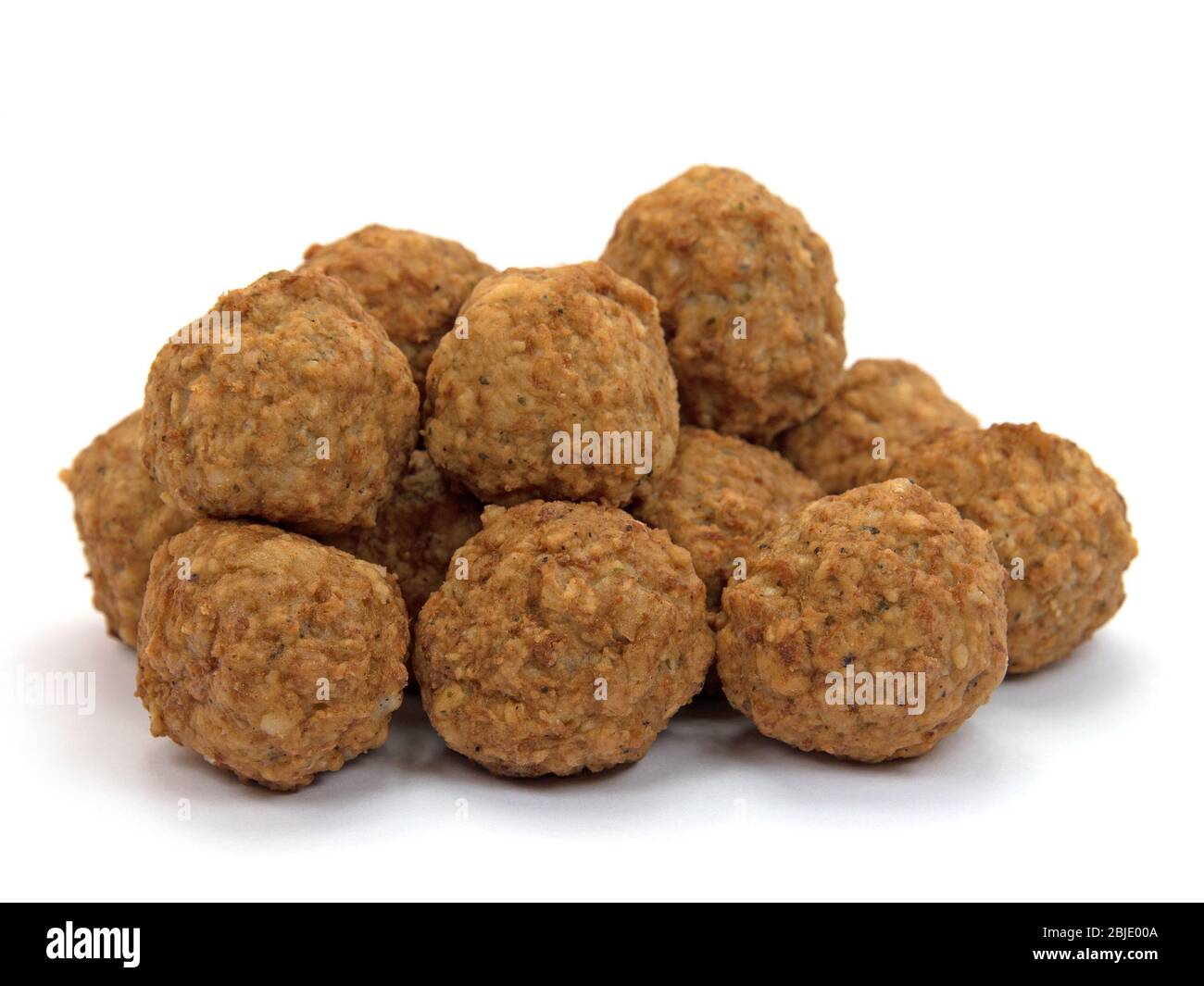 Meatballs isolated against a white background Stock Photo